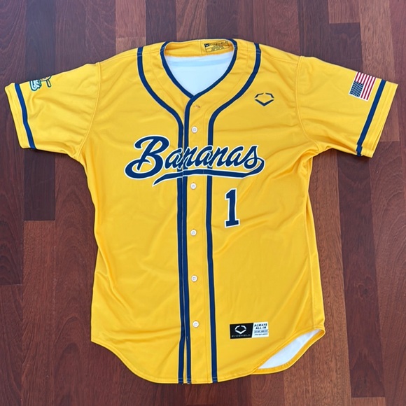 Yellow Bananas Baseball Jersey - Picture 1 of 6